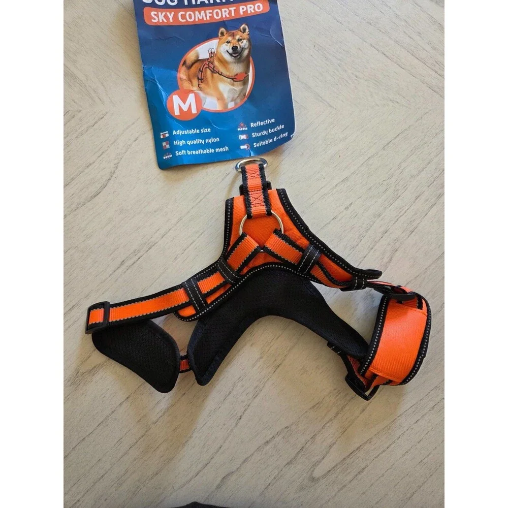 IWOOFI Dog Harness: No-Choke, Reflective, Adjustable Vest for Medium Dogs